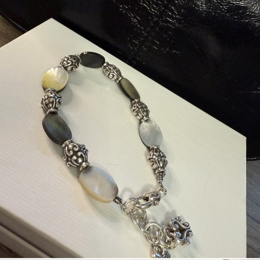EUC Brighton Silver and Gray Bracelet